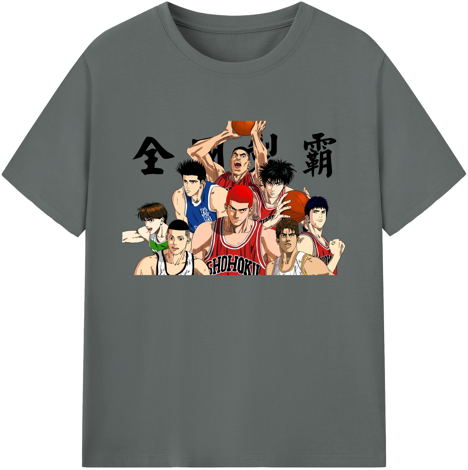 （画像用） SLAM DUNK／スラムダンク 綿100％ メンズ半袖Tシャツ｜肌触りやわらか＆通気性
